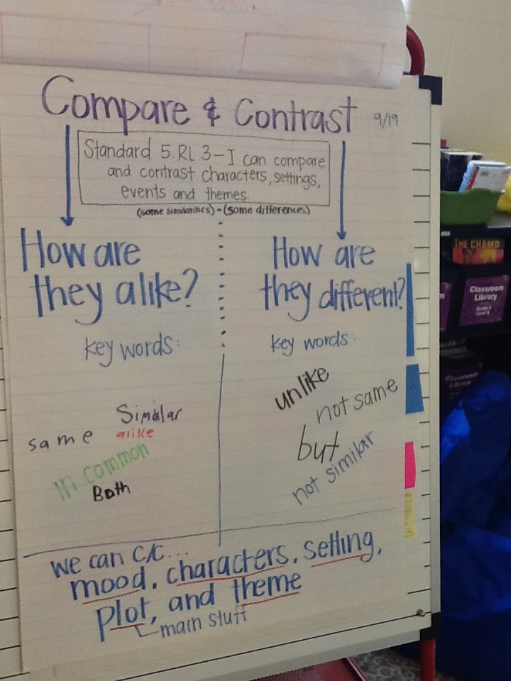 Ms. Morgan's Charts and Pictures - Palisades Literacy 5th Grade